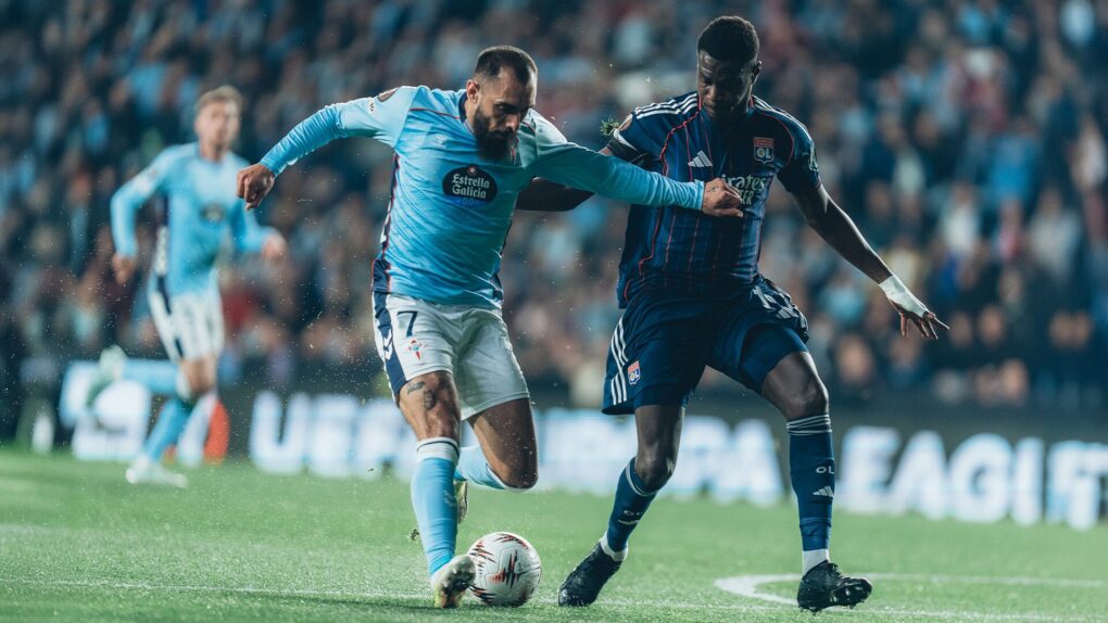 El Celta aguanta con diez pero el Lyon empata al final en Balaídos (1-1)