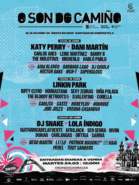 2. DJ Snake se suma a O Son Do Camiño 2026: así queda el cartel definitivo del festival