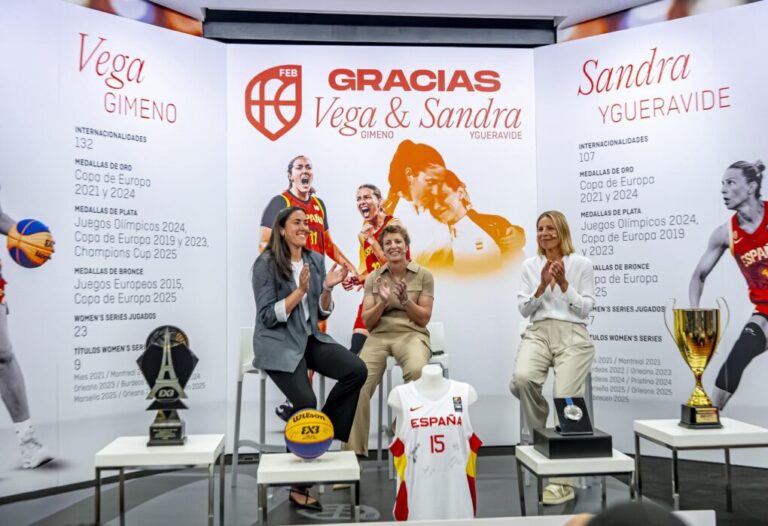 Vega Gimeno y Sandra Ygueravide anuncian su retirada y seguirán liderando el 3x3 español
