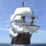 El legendario Galeón Andalucía abre sus cubiertas al público en A Coruña