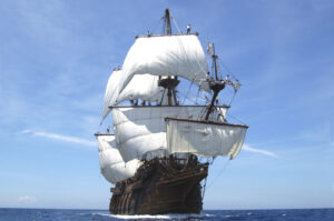 El legendario Galeón Andalucía abre sus cubiertas al público en A Coruña