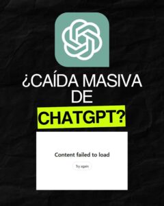 ChatGPT se desploma a nivel mundial: OpenAI sufre una caída masiva y deja sin servicio a millones de usuarios