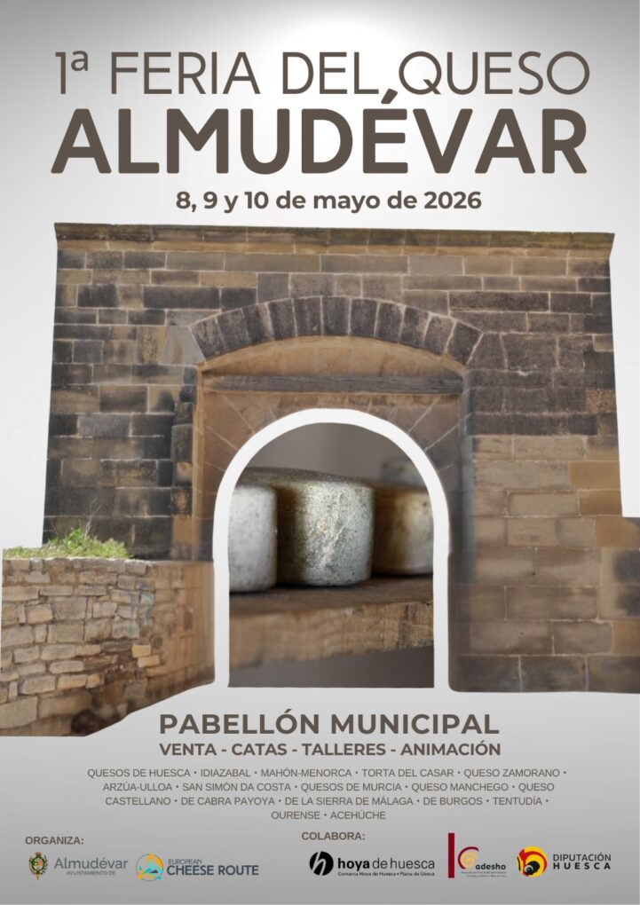 La I Feria del Queso de Almudévar reúne denominaciones de todo el país en un evento único