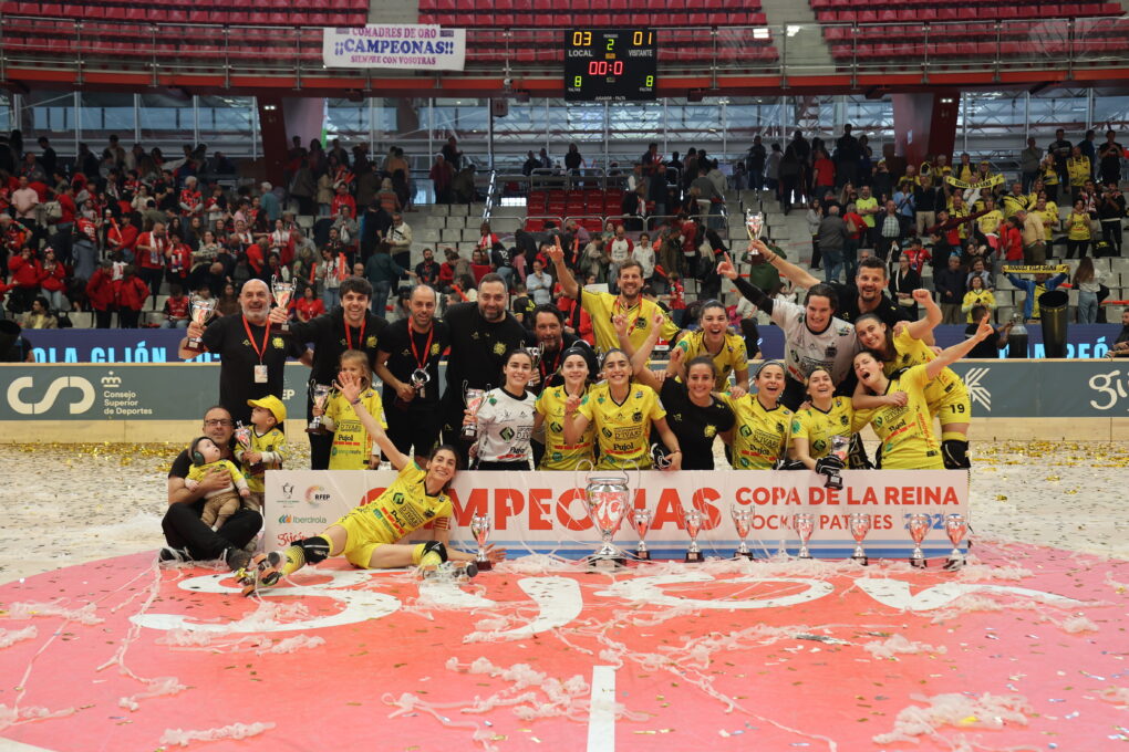 El Vila-sana revalida la Copa de la Reina Iberdrola tras vencer al Telecable HC en Gijón