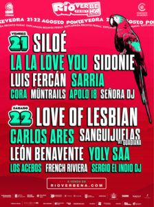 Río Verbena Fest 2026 cierra cartel y anuncia la distribución por días