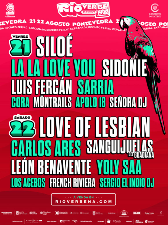 Río Verbena Fest 2026 cierra cartel y anuncia la distribución por días