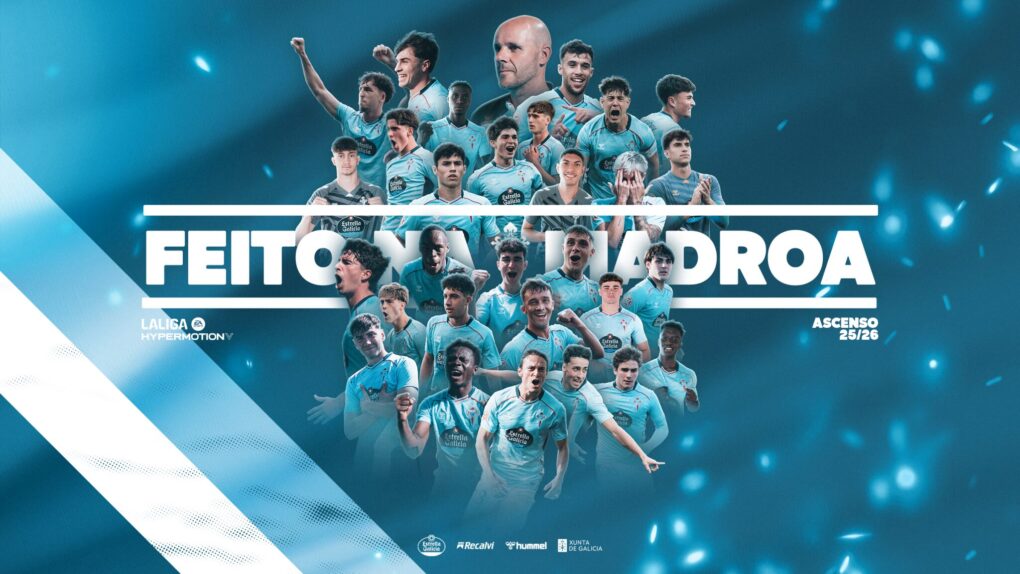 Ascenso histórico del Celta Fortuna: el filial celeste jugará en Segunda División