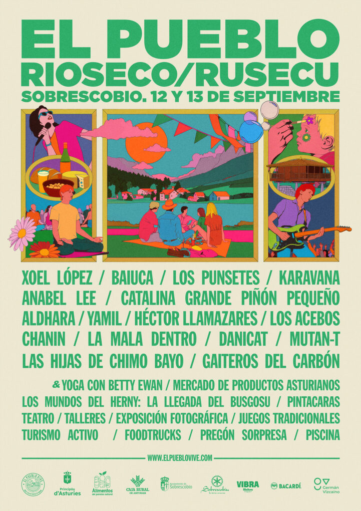 El Festival El Pueblo celebrará su segunda edición en Sobrescobio con Xoel López, Baiuca y Los Punsetes