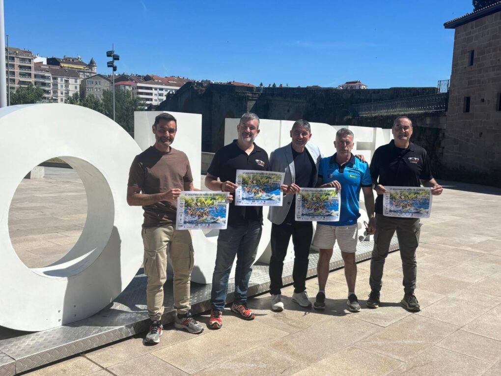 El Descenso Miño de Ourense reunirá a 335 deportistas en una de las grandes citas del piragüismo gallego