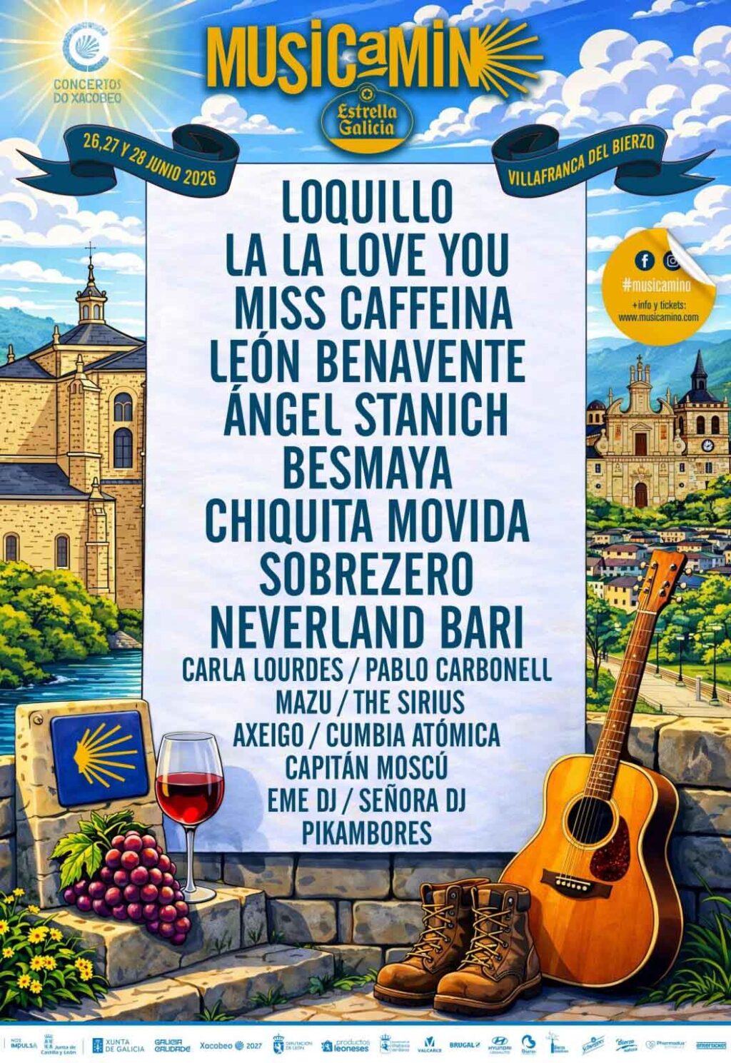 Musicamino 2026 estrenará sistema cashless y presenta su programación completa en Villafranca del Bierzo