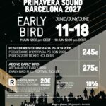 Primavera Sound Barcelona 2027 activa la cuenta atrás de su 25º aniversario con la venta de abonos Early Bird