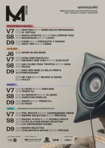 Marisquiño 2026 desvela su programación musical por días con cuatro escenarios y acceso gratuito en Samil