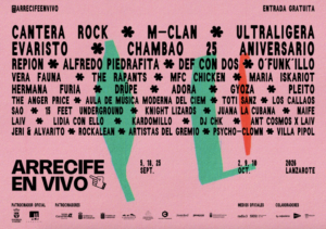 Cajasiete y Arrecife en Vivo buscan bandas canarias: 3.000 euros y un concierto junto a M-Clan