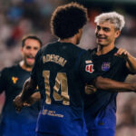 El Barcelona arranca LaLiga con una goleada: 0-5 al Elche con dobletes de Raphinha y Fermín