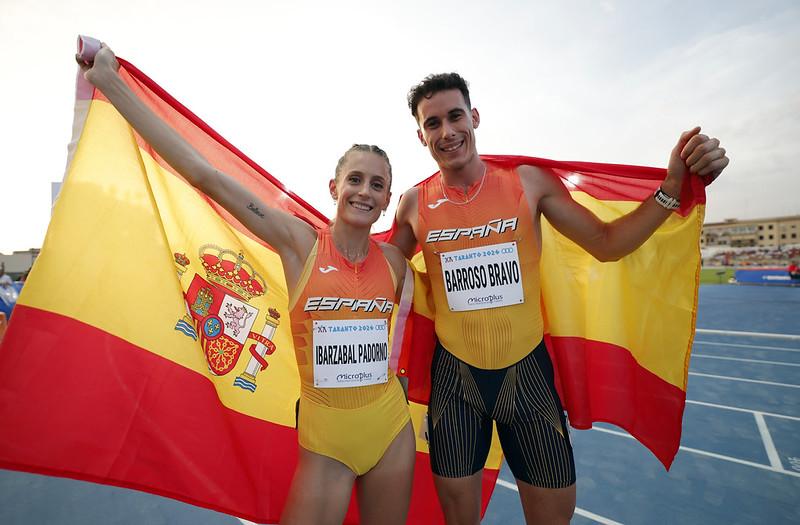España supera su cosecha de Orán y cierra Taranto 2026 con seis platas y dos plusmarcas nacionales