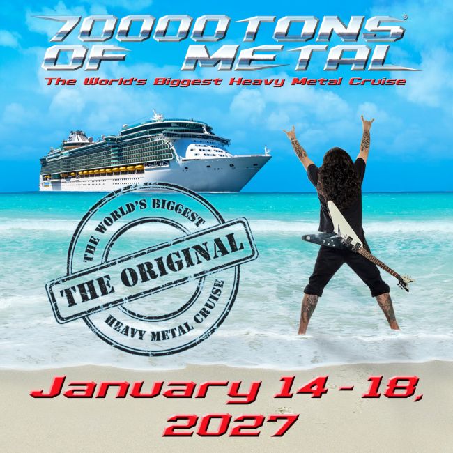 70000TONS OF METAL 2027 abre la venta de entradas y confirma 30 bandas para su crucero de heavy metal
