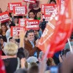 Sánchez carga contra PP y Vox en Valladolid y promete avanzar en pensiones, igualdad, vivienda e industria