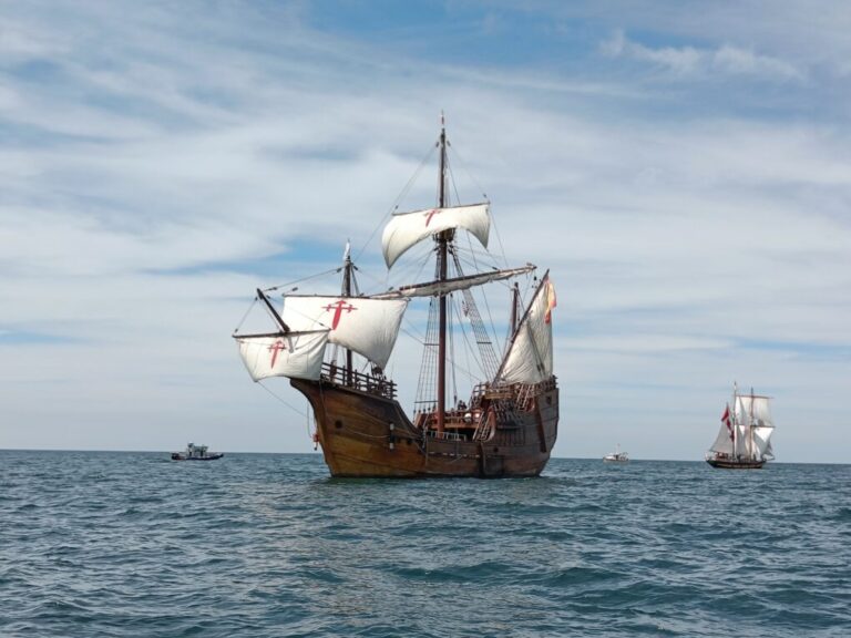 Vigo recibe por primera vez a la Nao Santa María tras una gira por más de 30 ciudades europeas