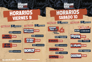 Derrame Rock 2026 desvela sus horarios: El Drogas, Boikot, Dixebra y Escuela de Odio celebran 30 años de festival